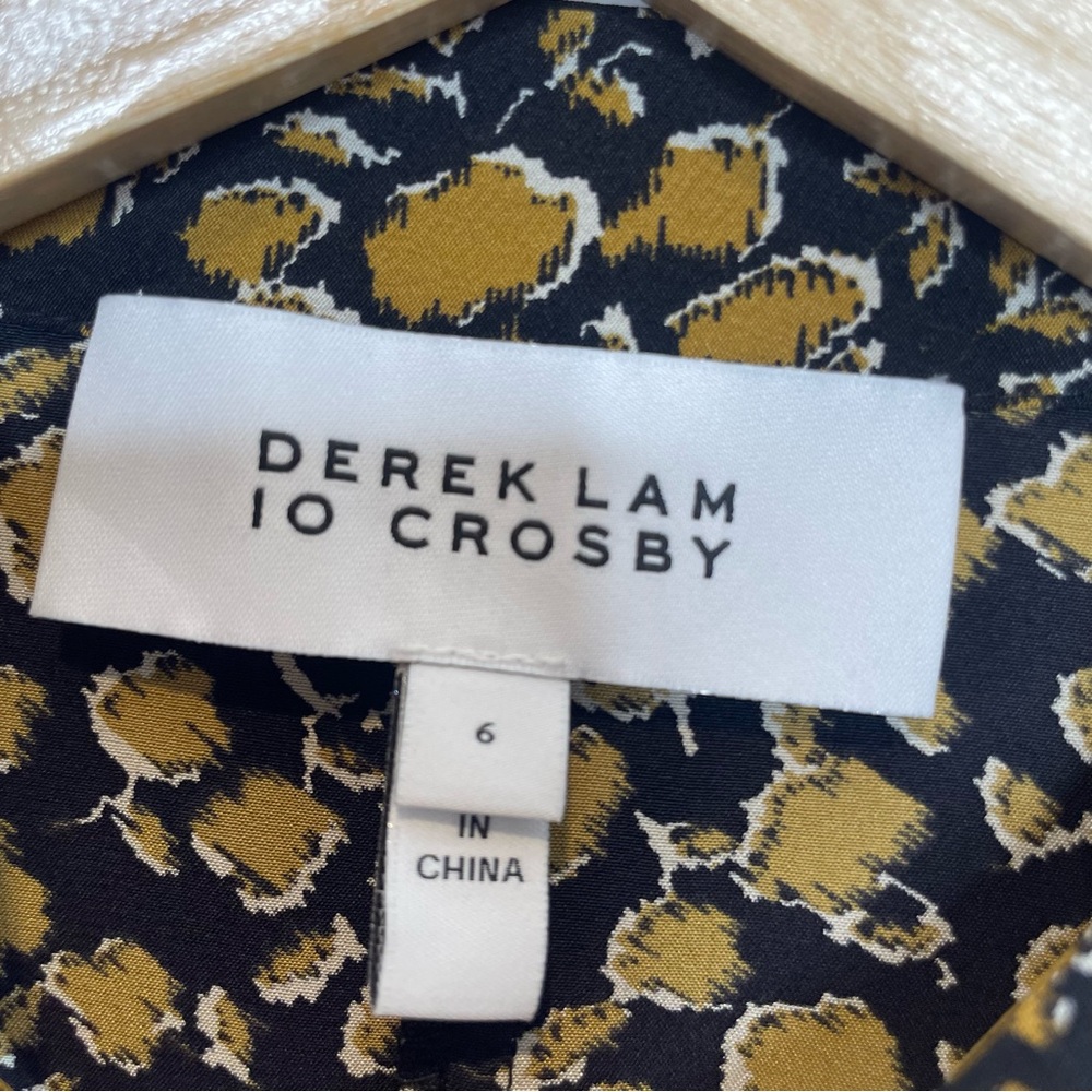 Derek Lam 10 Crosby Alexis Rose Schitts Creek Silk Floral Mini Shift Dress - Picture 10 of 13